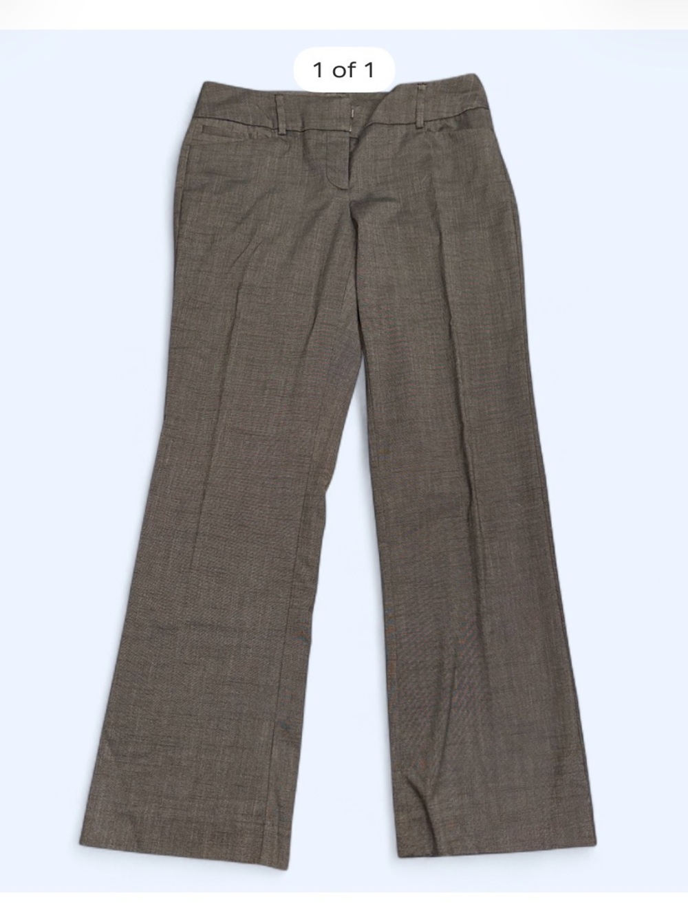 New York & Company Brown Boot-Cut Dress Pants